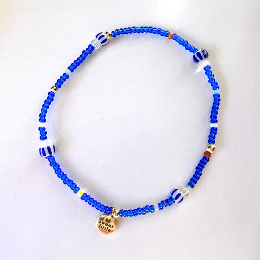 Mediterranean blues bracelet