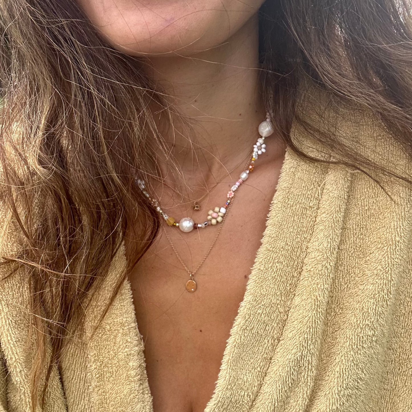 C U S T O M ** FLOWER NECKLACE