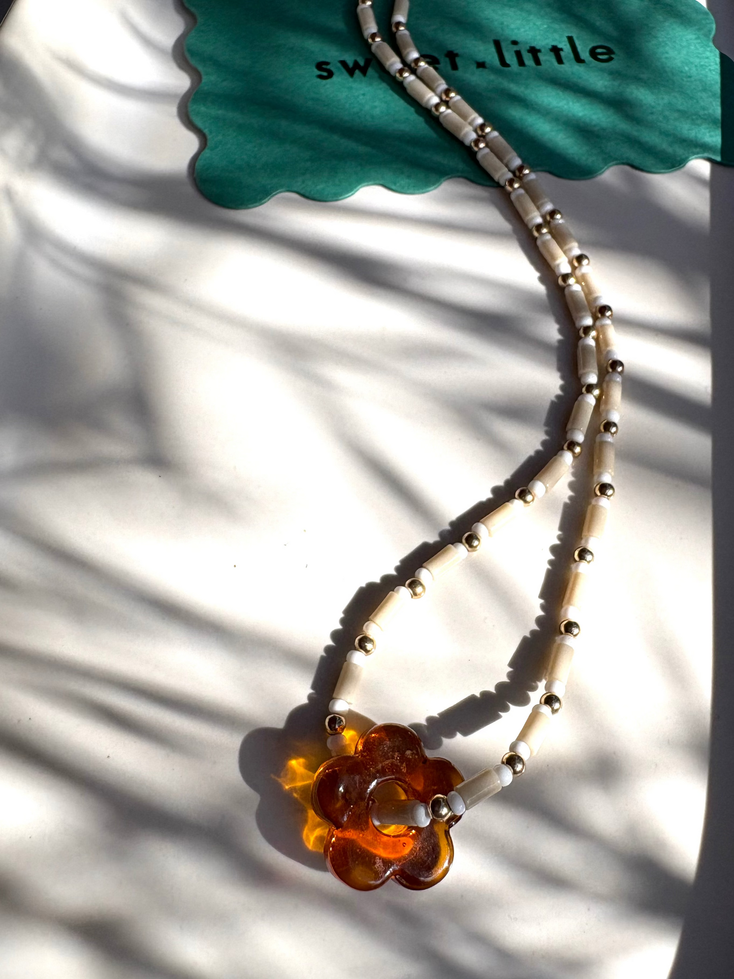 Flower Charm Necklaces