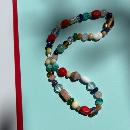 Colourful candy mix, multicoloured necklaces