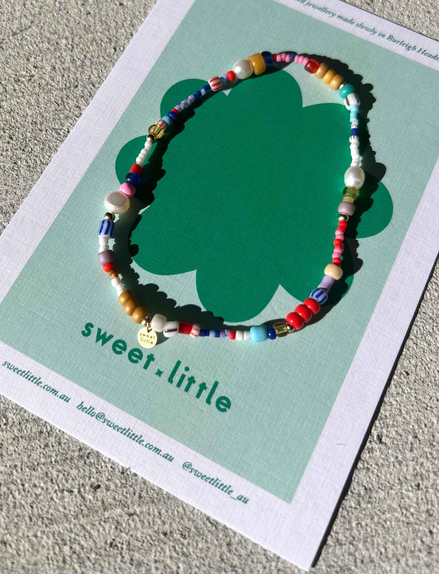 C U S T O M ** ADULT BEADED ANKLET