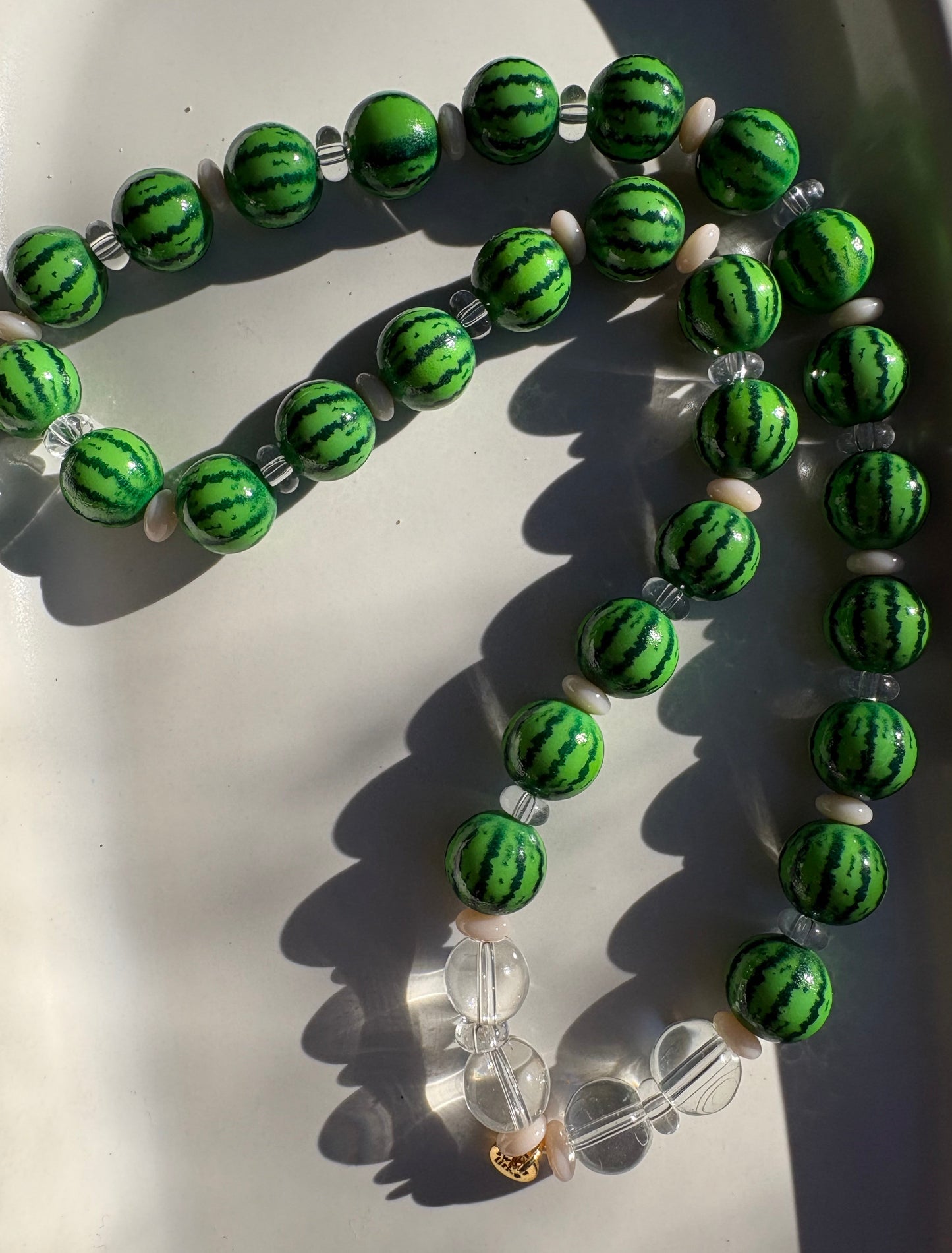 Semi-precious stone necklaces with charms