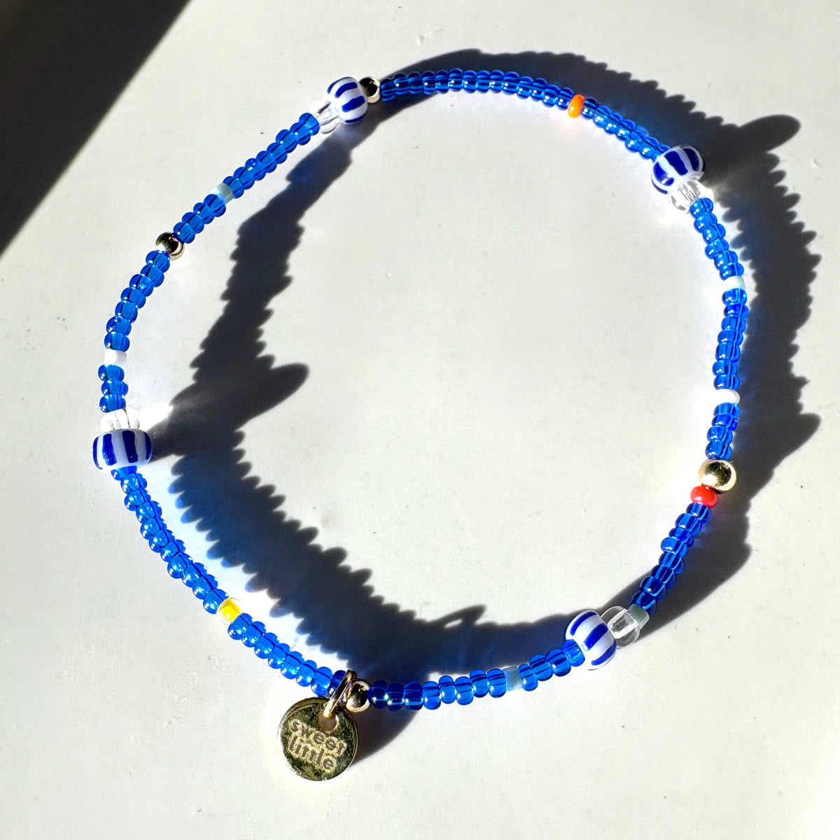 Mediterranean blues bracelet