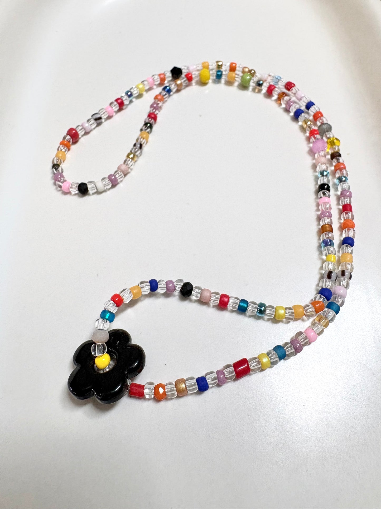 Flower Charm Necklaces