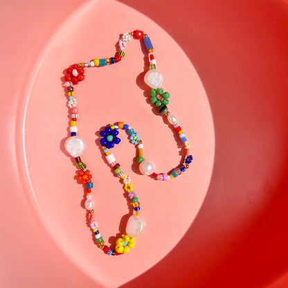 C U S T O M ** FLOWER NECKLACE