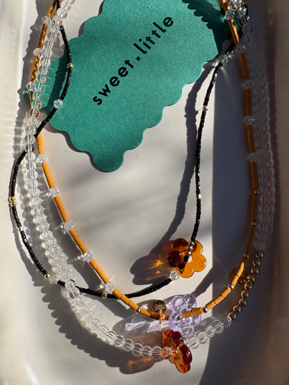 Flower Charm Necklaces