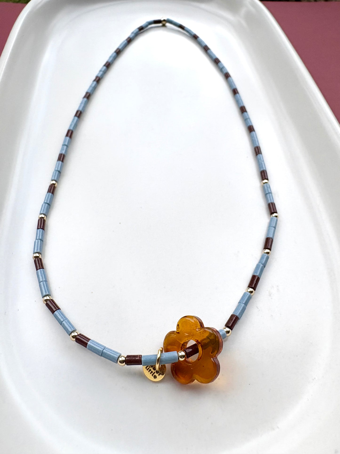Flower Charm Necklaces
