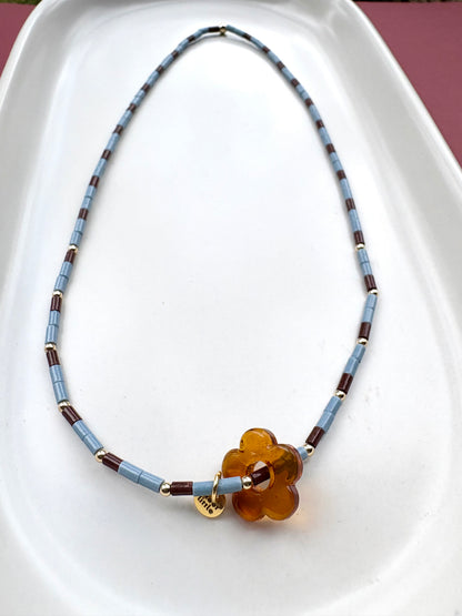 Flower Charm Necklaces