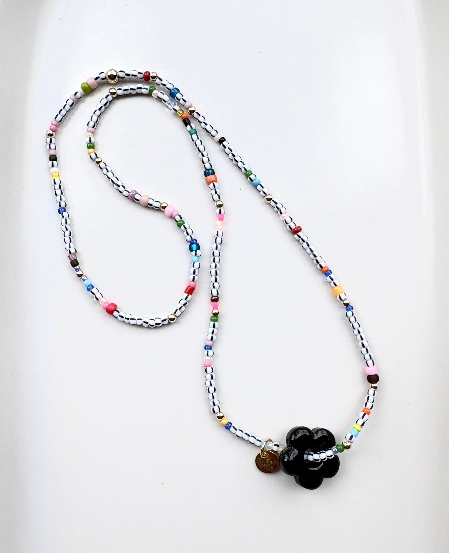 Flower Charm Necklaces